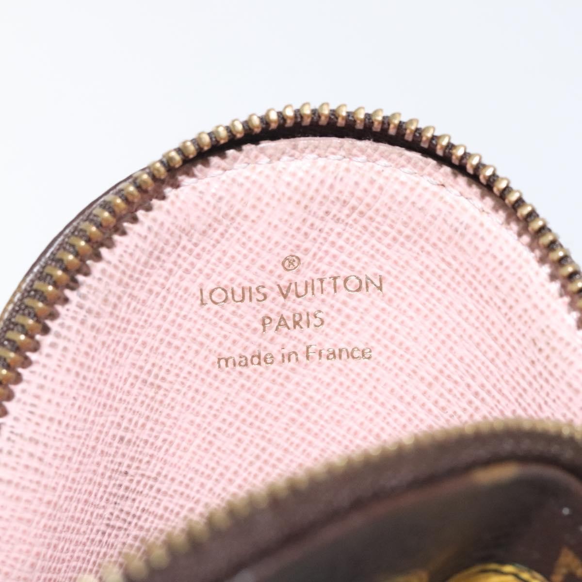 Louis Vuitton Louis Vuitton Round Coin Purse Limited Edition Monogram Canvas Bruin