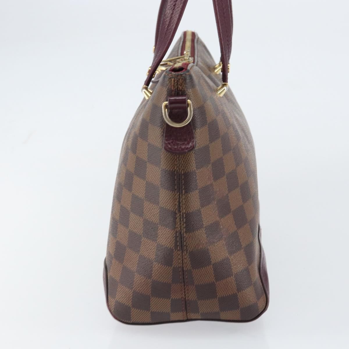 Louis Vuitton Louis Vuitton Hyde Park Handbag Damier with Leather Bruin