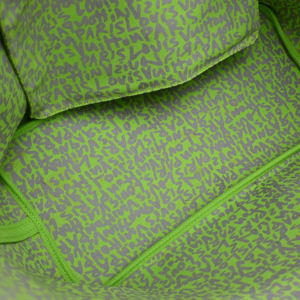 Louis Vuitton Louis Vuitton Neverfull Tote Limited Edition Monogram Graffiti GM Groen