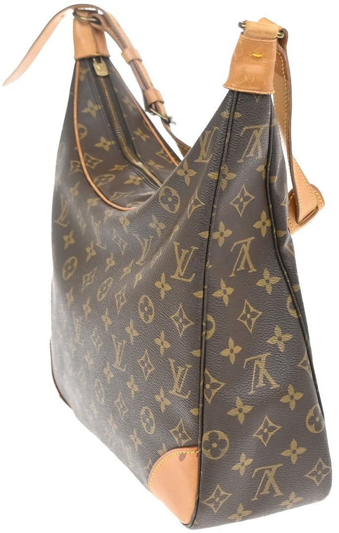 Louis Vuitton Boulogne Handbag Monogram Canvas 35 Bruin