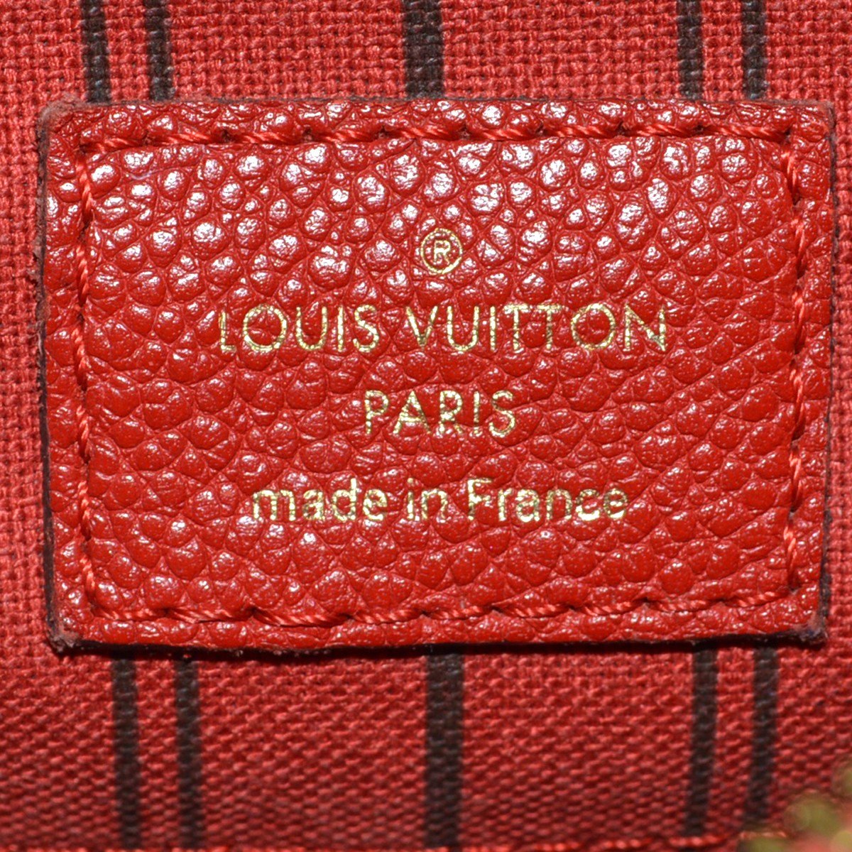 Louis Vuitton Speedy Bandouliere NM Monogram Empreinte Leather 25 Rood