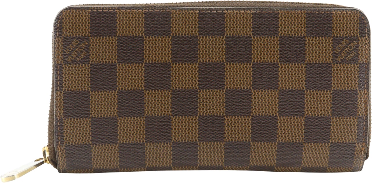Louis Vuitton Zippy Organizer Damier Graphite Bruin