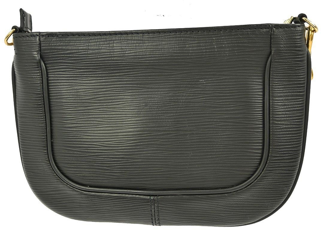 Louis Vuitton Louis Vuitton Sarvanga Handbag Epi Leather Zwart