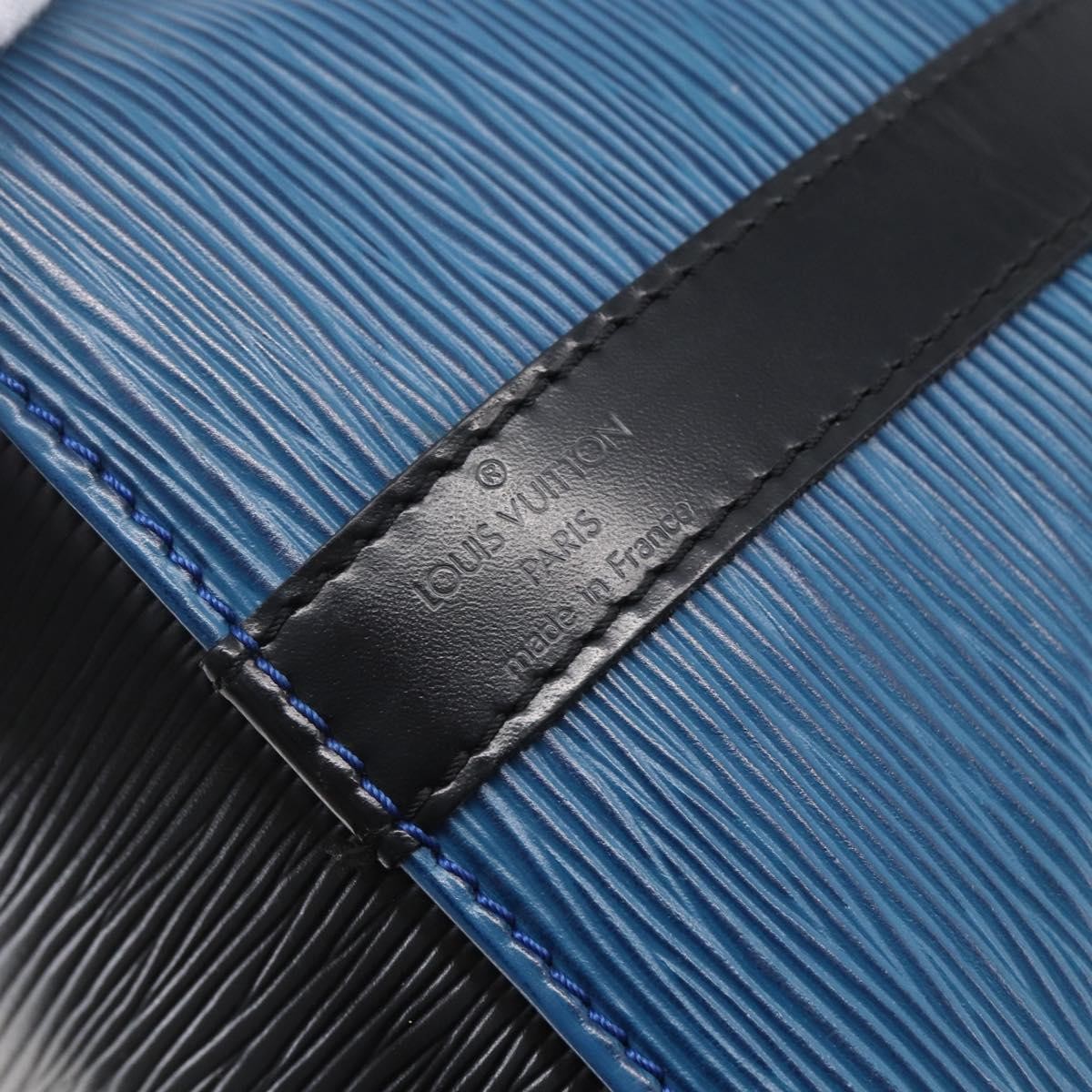 Louis Vuitton Louis Vuitton Petit Noe Handbag Two Tone Epi Leather Zwart