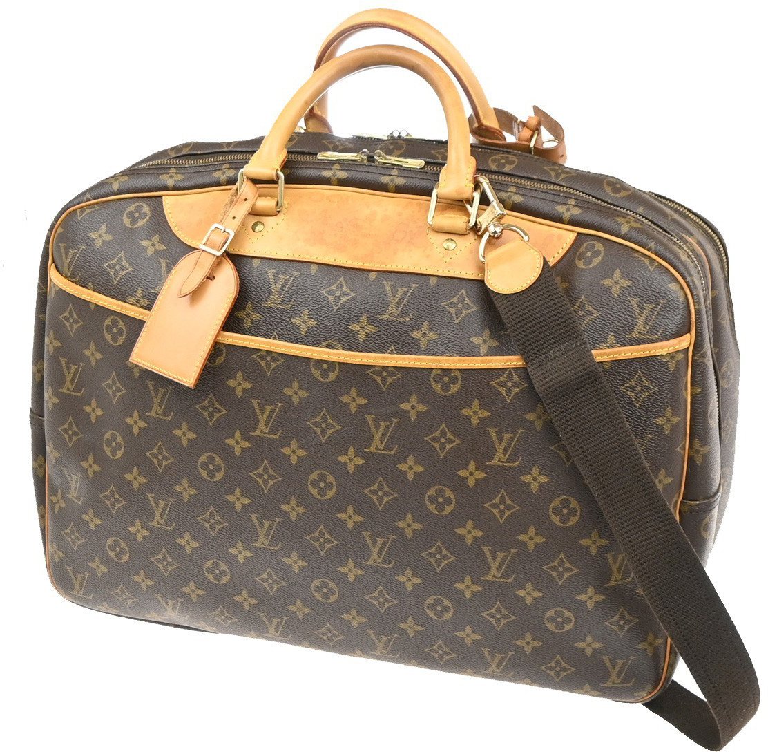 Louis Vuitton Louis Vuitton Alize Bag Monogram Canvas 24 Heures Bruin