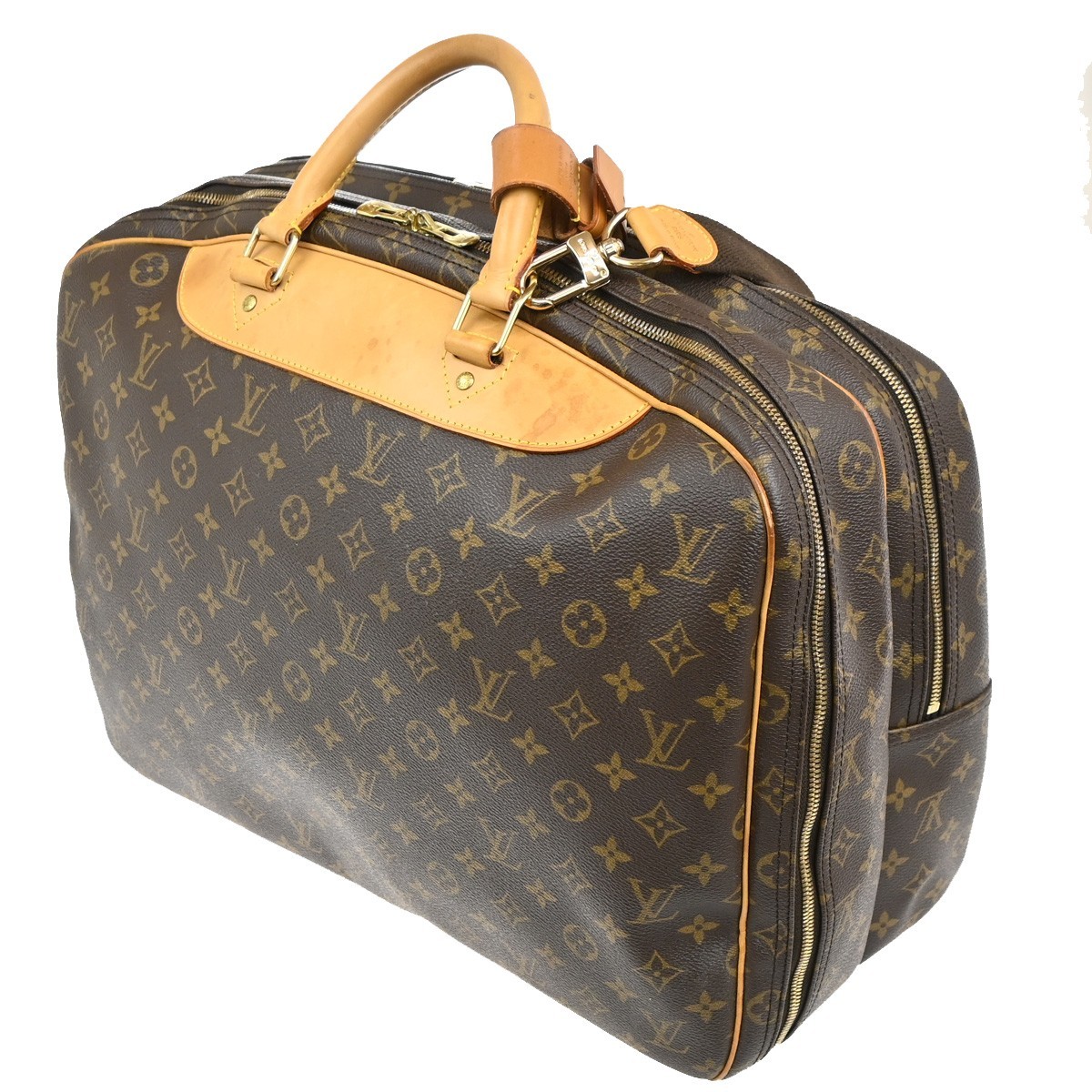 Louis Vuitton Louis Vuitton Alize Bag Monogram Canvas 24 Heures Bruin