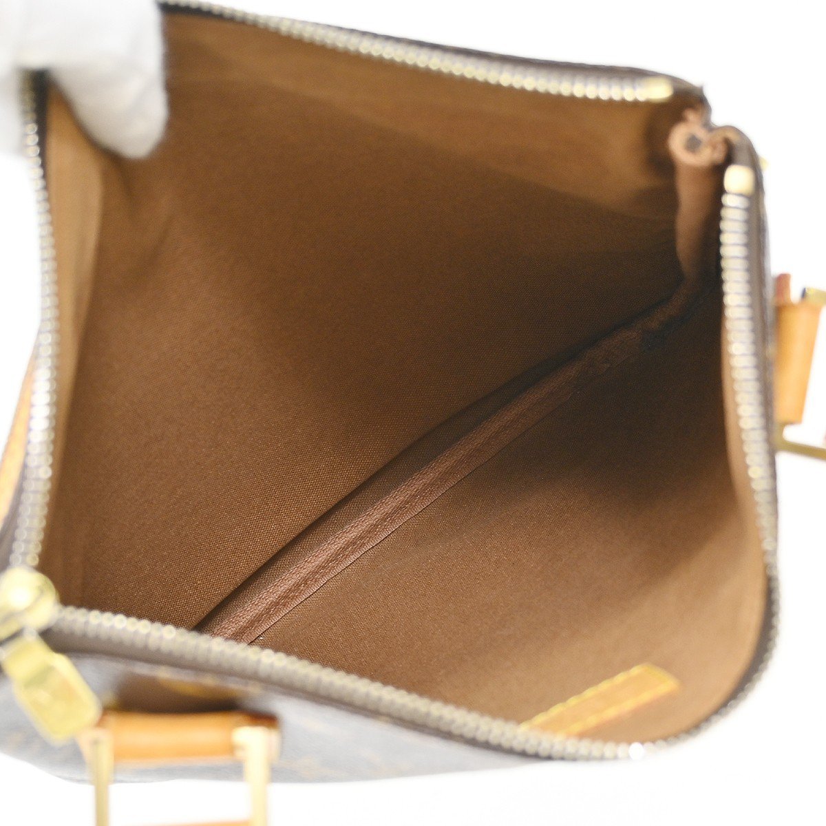 Louis Vuitton Bosphore Pochette Monogram Canvas Bruin