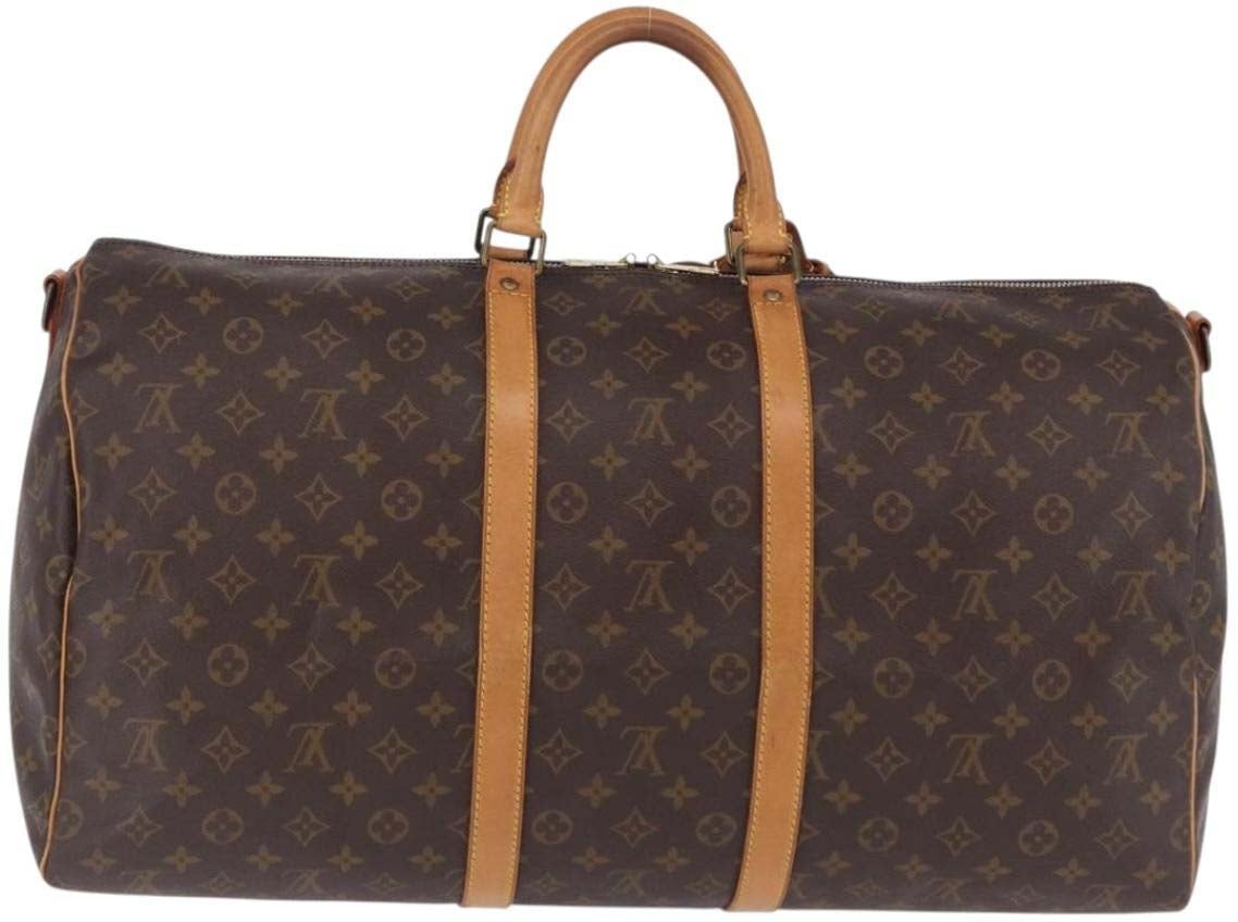 Louis Vuitton Keepall Bandoulière Monogram 55 Bruin