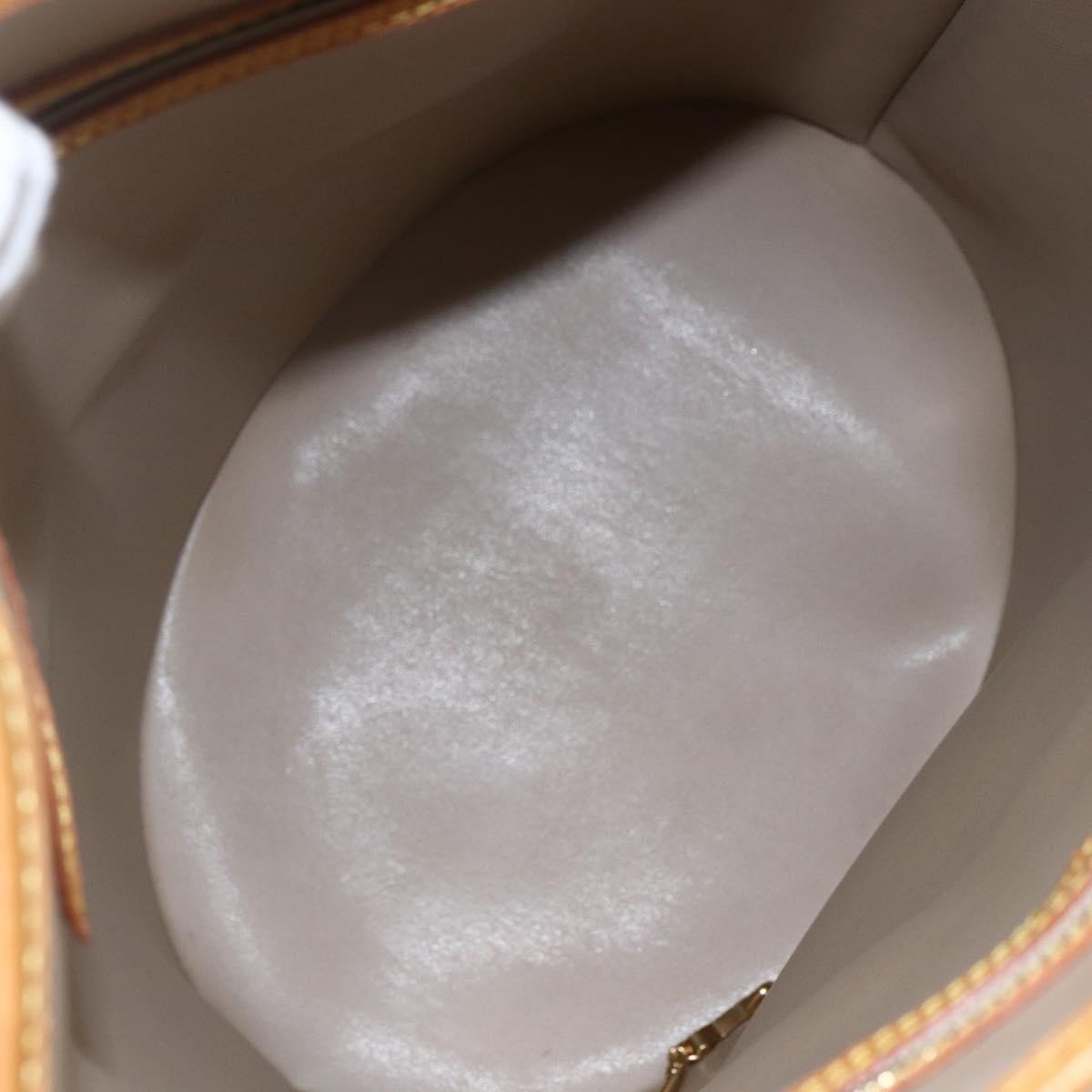 Louis Vuitton Louis Vuitton Bucket Bag Monogram Vernis GM Beige