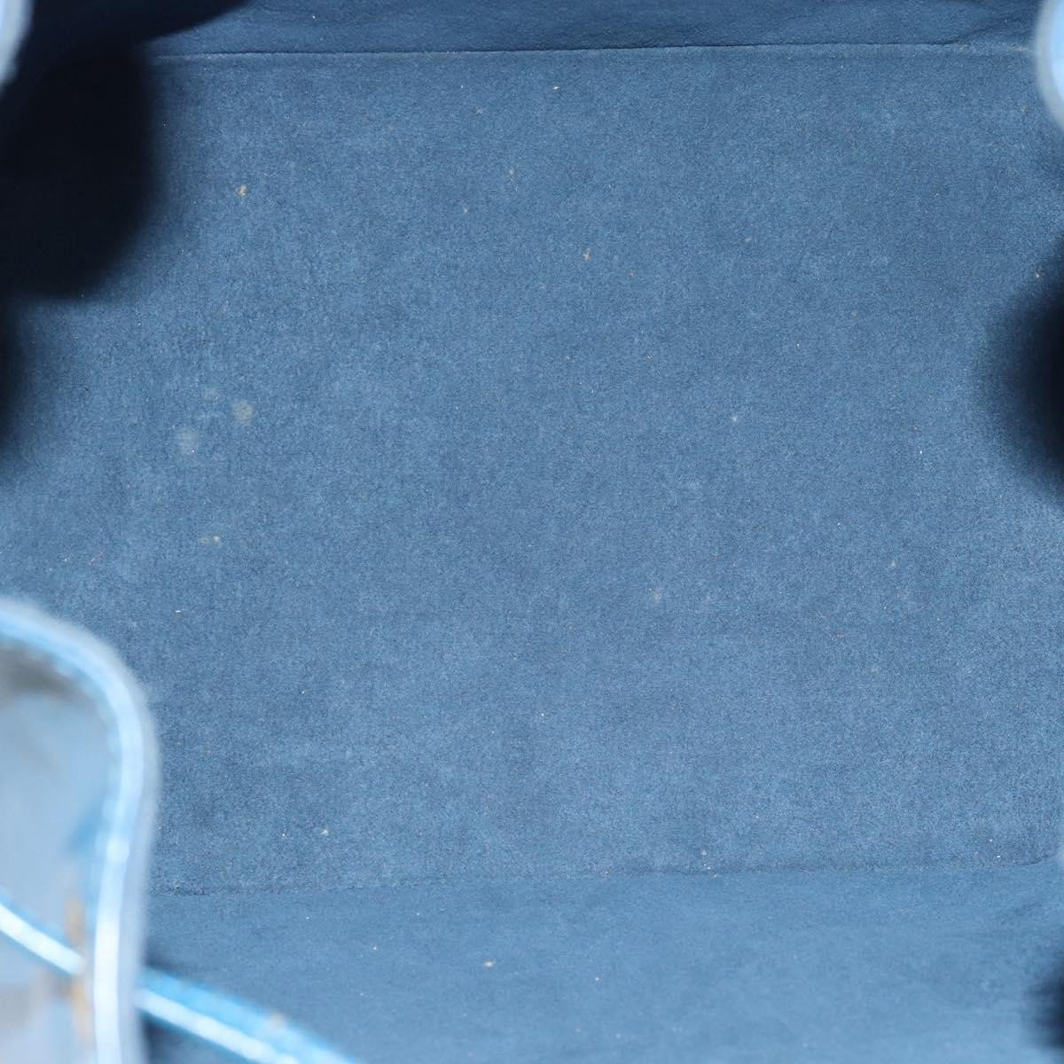 Louis Vuitton Noe Handbag Epi Leather Petit Noé Blauw