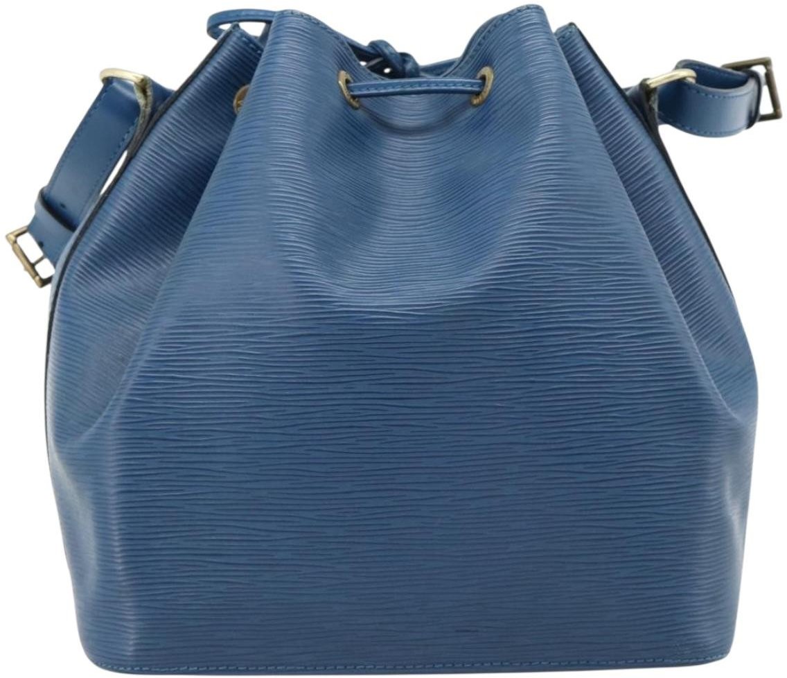 Louis Vuitton Noe Handbag Epi Leather Petit Noé Blauw