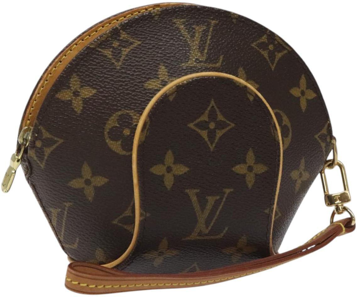 Louis Vuitton Louis Vuitton Ellipse Wristlet Clutch Monogram Canvas Mini Bruin