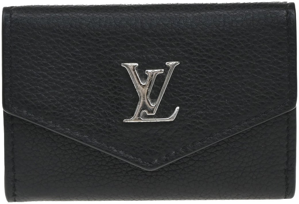 Louis Vuitton Louis Vuitton MyLockme Compact Wallet Leather Zwart