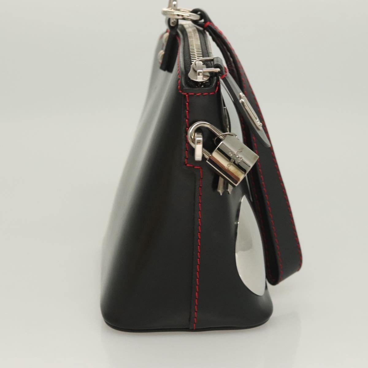 Louis Vuitton Suhari Lockit Leather Zwart