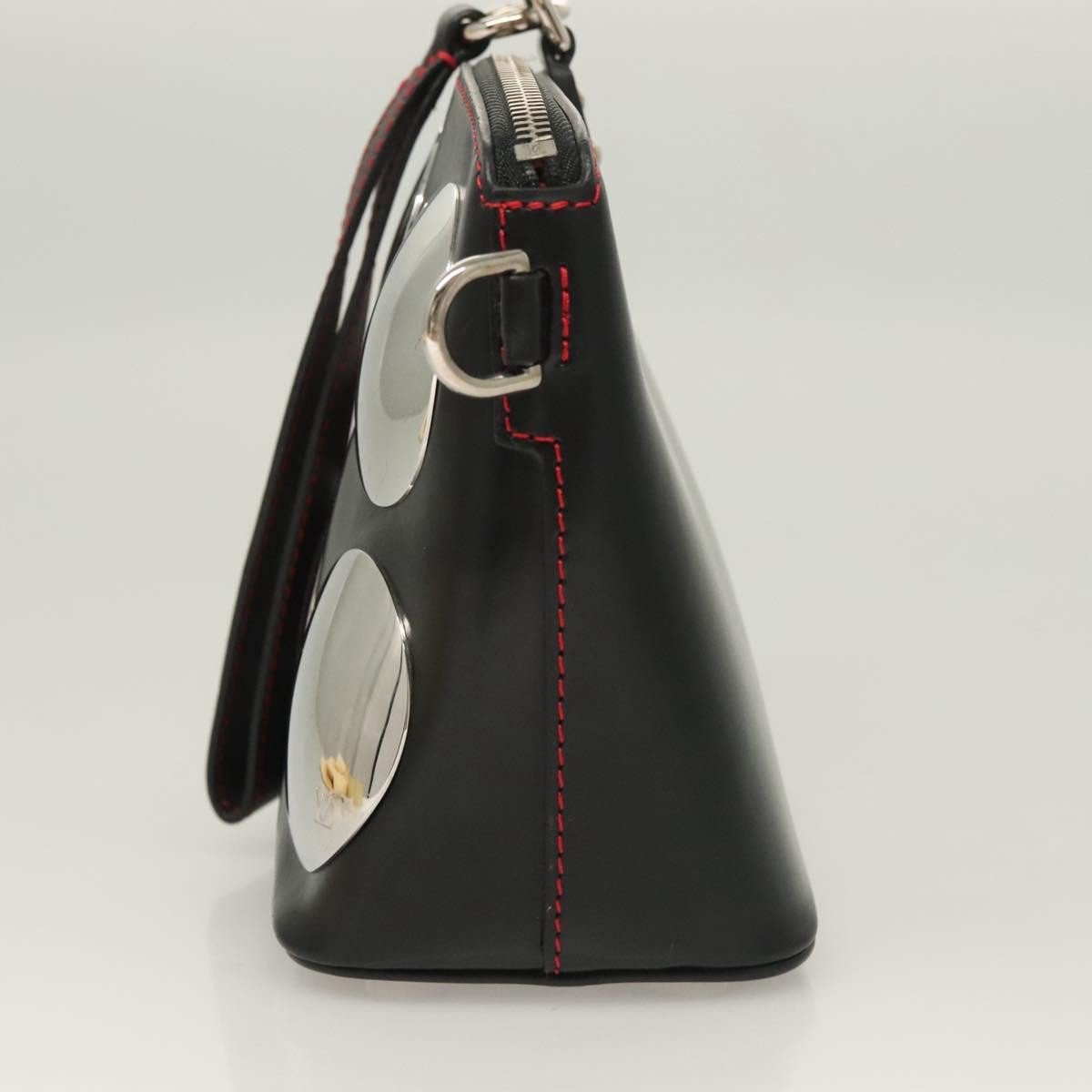 Louis Vuitton Suhari Lockit Leather Zwart