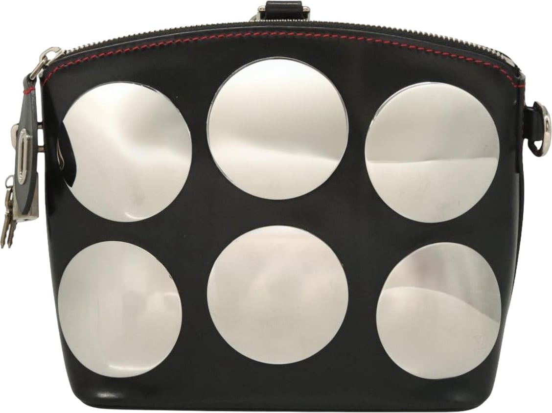 Louis Vuitton Suhari Lockit Leather Zwart