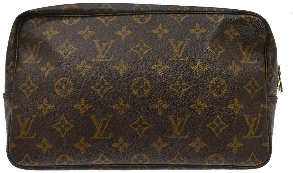 Louis Vuitton Trousse Toiletry Pouch Monogram Canvas 28 Bruin