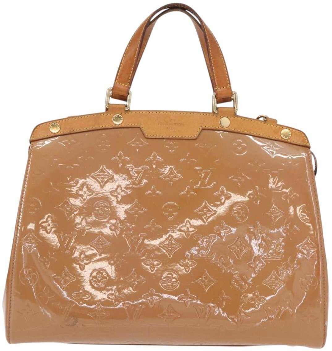 Louis Vuitton Louis Vuitton Brea Handbag Monogram Vernis GM Bruin