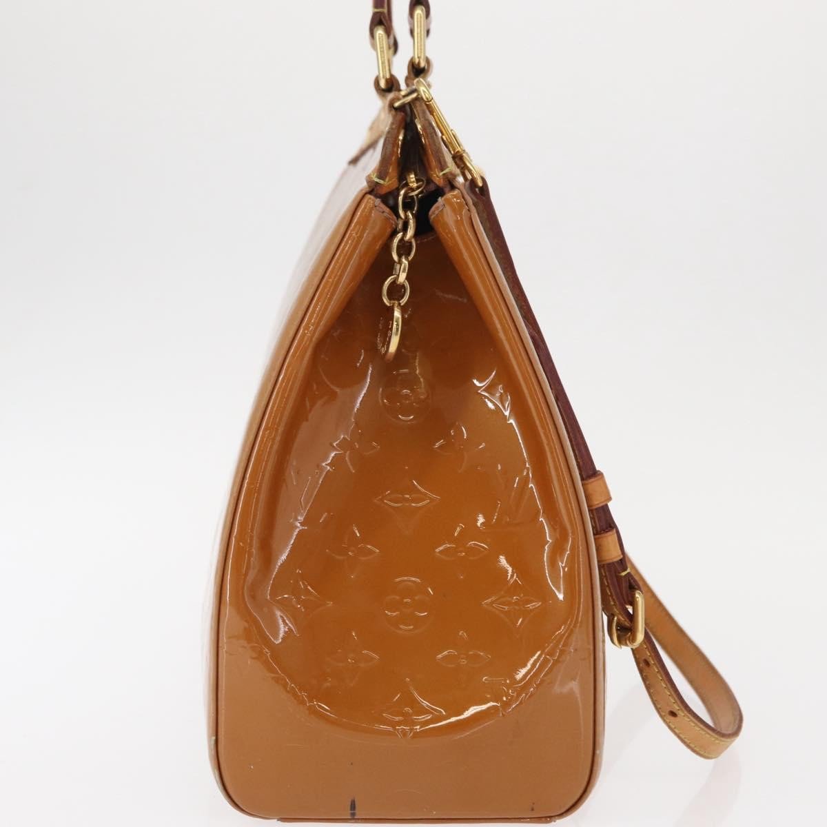 Louis Vuitton Louis Vuitton Brea Handbag Monogram Vernis GM Bruin