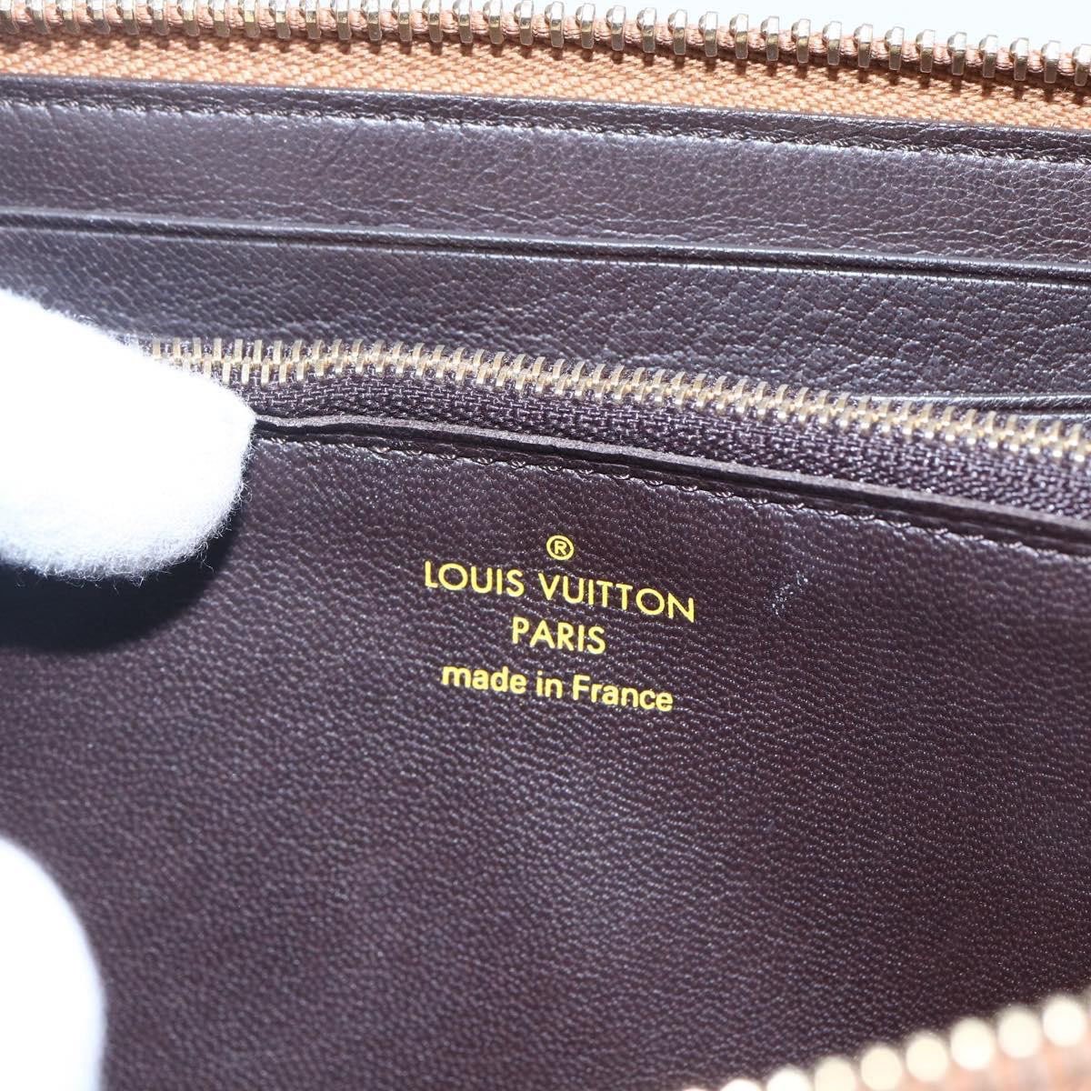 Louis Vuitton Louis Vuitton Zippy wallet Leather Bruin