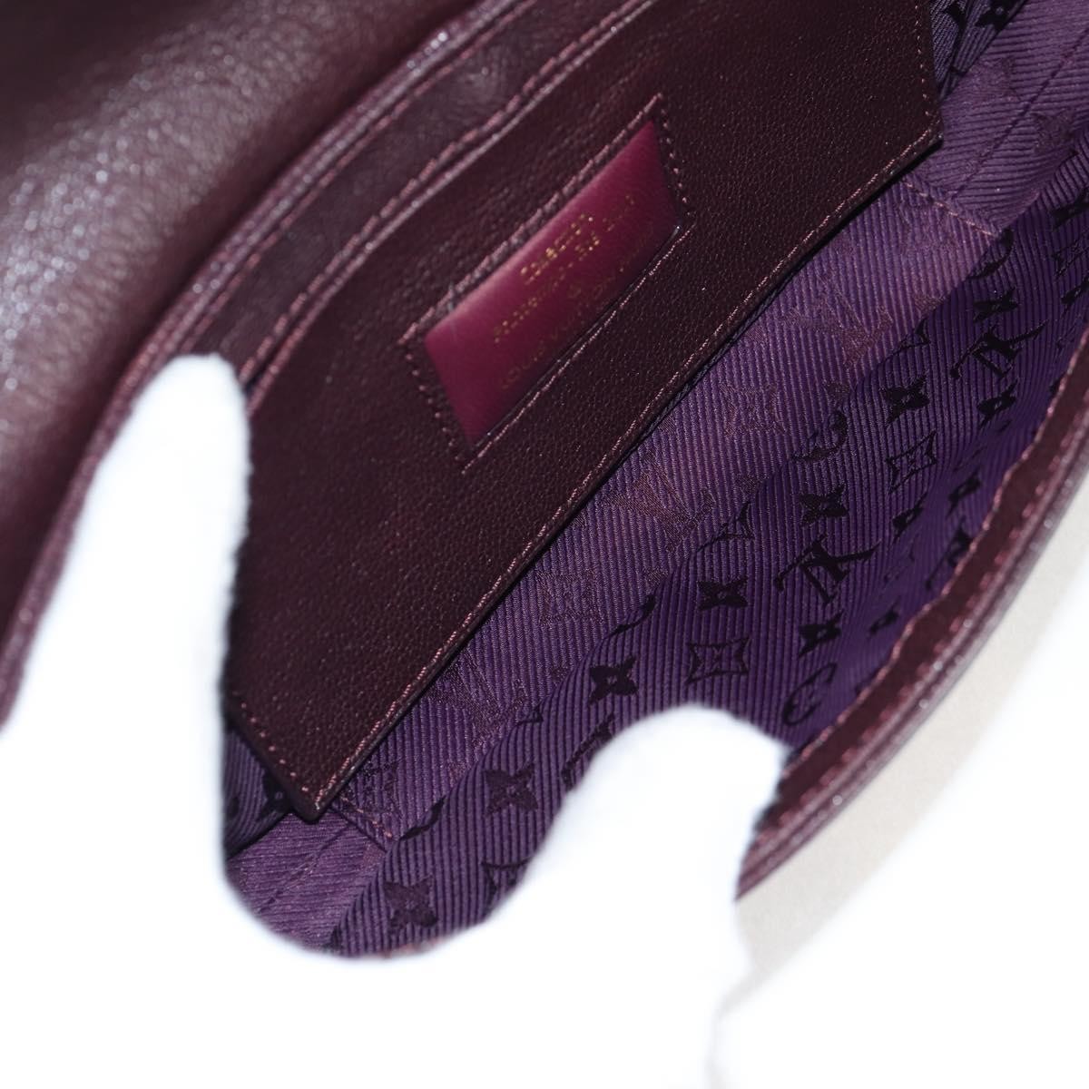 Louis Vuitton Louis Vuitton Avant Garde Pochette Leather with Suede Bruin