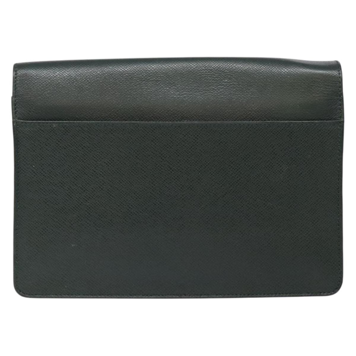 Louis Vuitton Kourad Pouch Taiga Groen