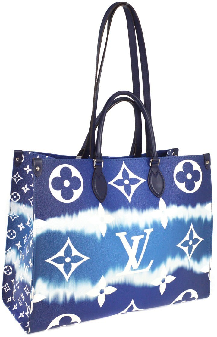 Louis Vuitton Louis Vuitton OnTheGo Tote Limited Edition Escale Monogram Giant GM Blauw
