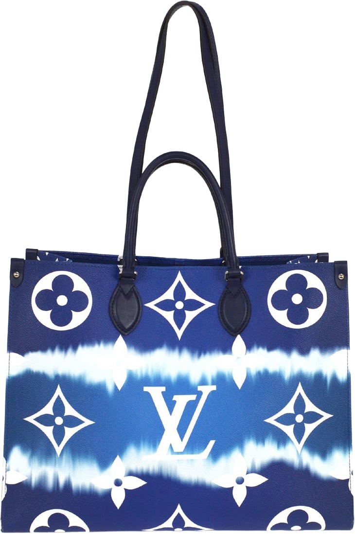 Louis Vuitton Louis Vuitton OnTheGo Tote Limited Edition Escale Monogram Giant GM Blauw