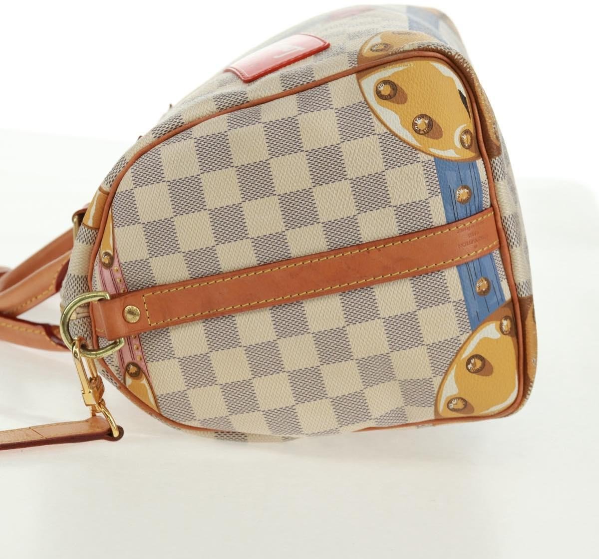 Louis Vuitton Louis Vuitton Speedy Bandouliere Bag Limited Edition Summer Trunks Monogram Canvas 30 Divers