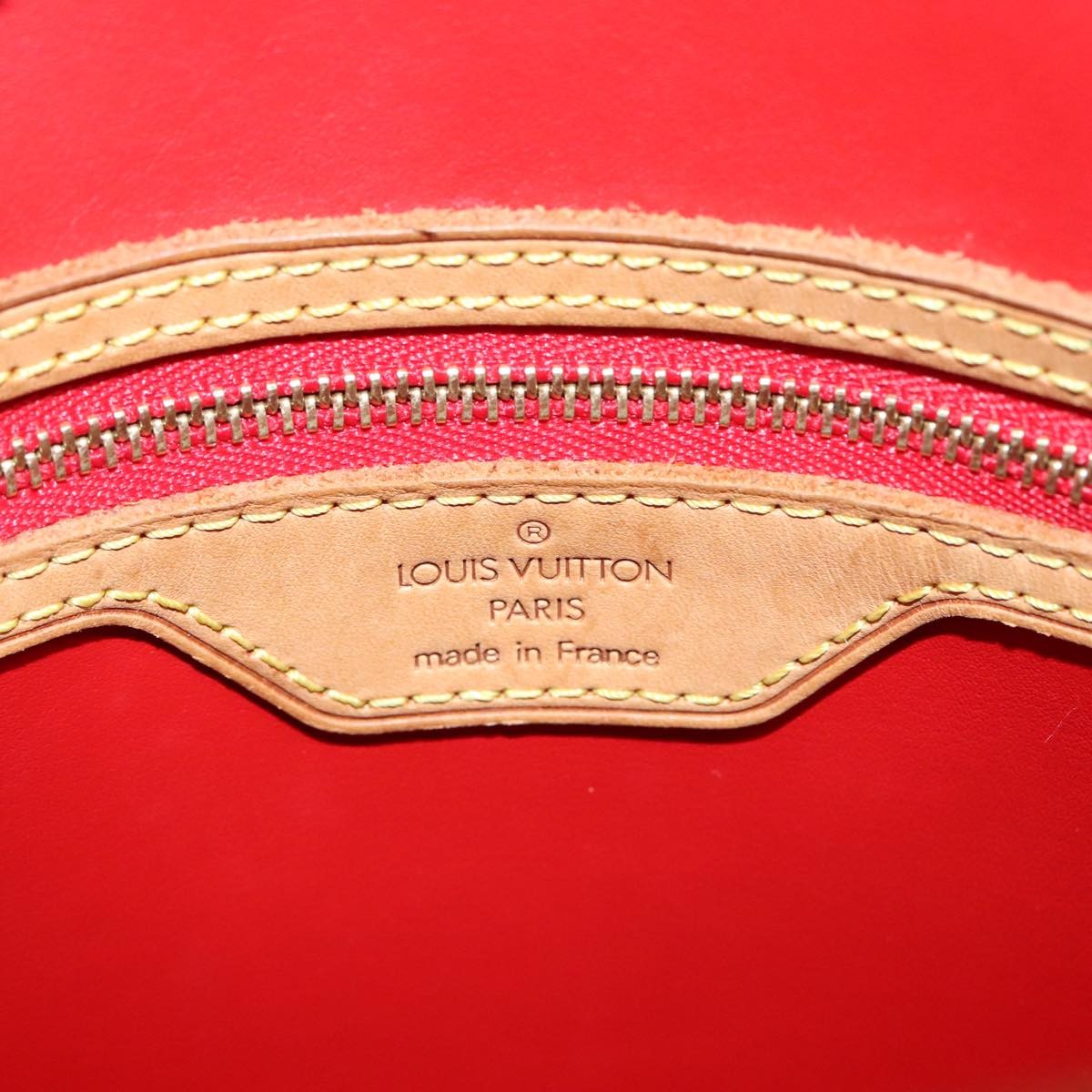 Louis Vuitton Louis Vuitton Bucket Bag Monogram Vernis PM Rood