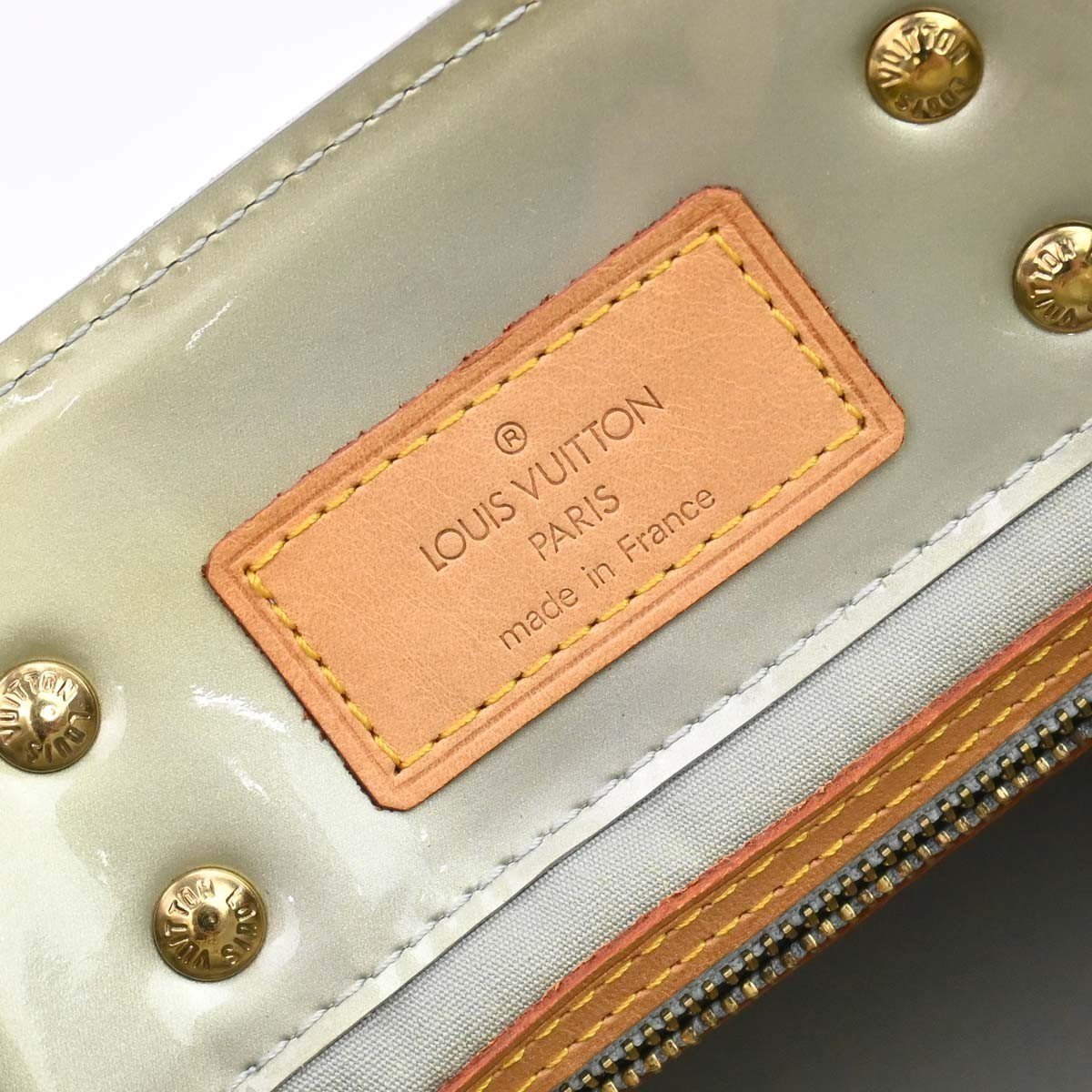 Louis Vuitton Mat Ring Agenda Cover Monogram Vernis PM Grijs