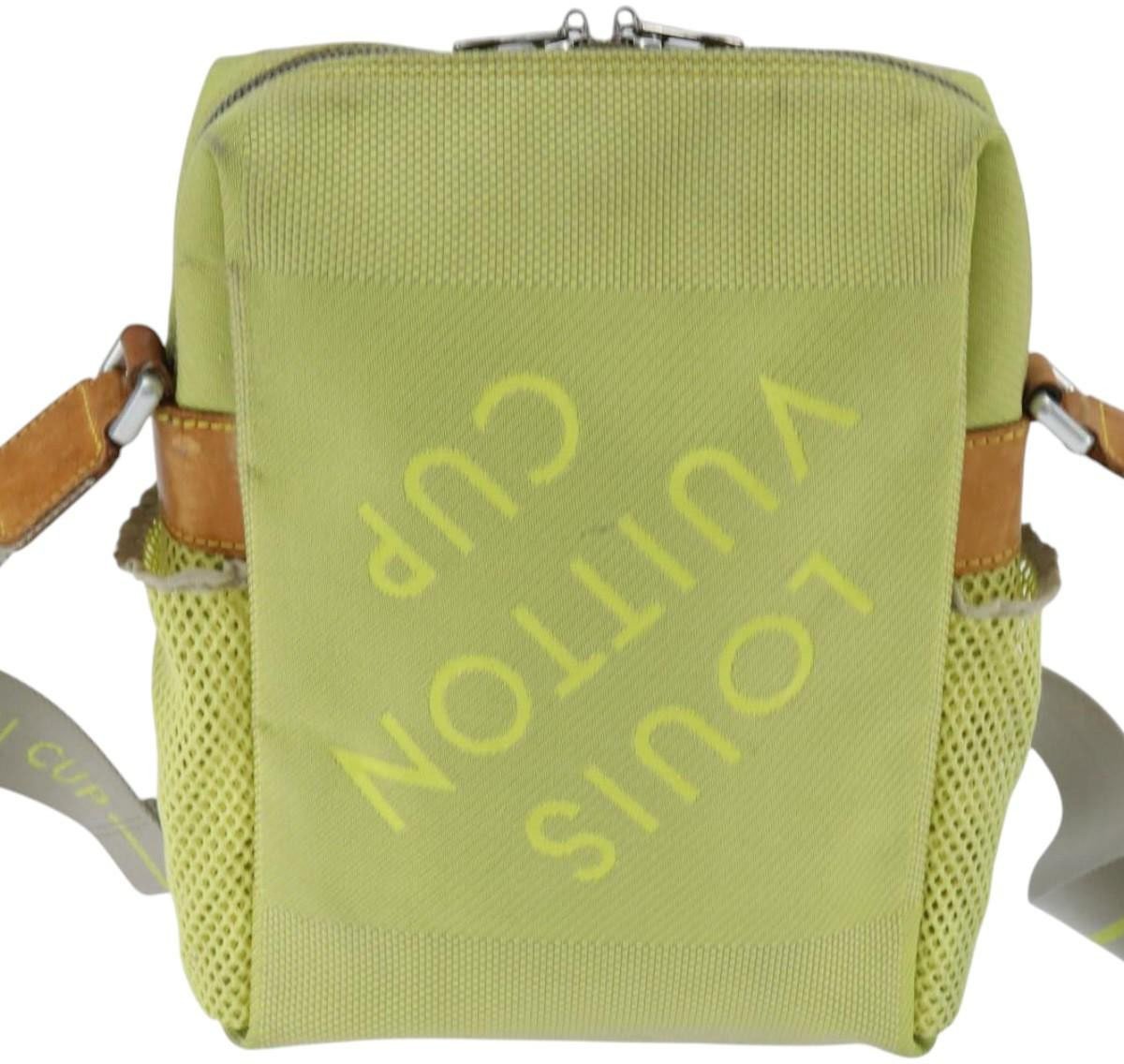 Louis Vuitton Louis Vuitton Cup Weathery Bag Damier Geant Canvas Geel