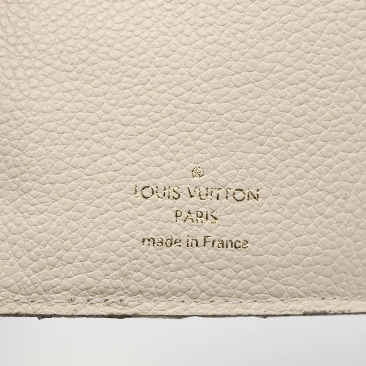 Louis Vuitton Louis Vuitton Zoe Wallet Monogram Empreinte Leather Beige