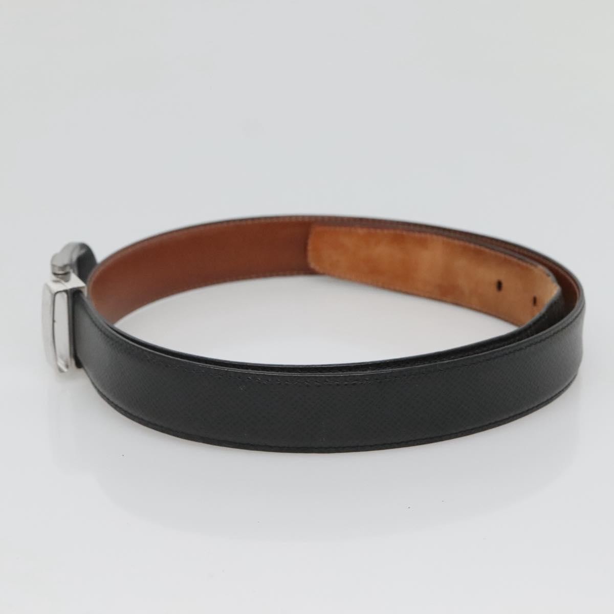 Louis Vuitton Louis Vuitton Classique Belt Taiga Leather Thin Grijs