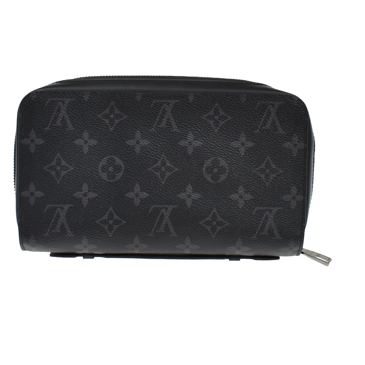 Louis Vuitton Louis Vuitton Zippy XL Monogram Eclipse Leather Zwart
