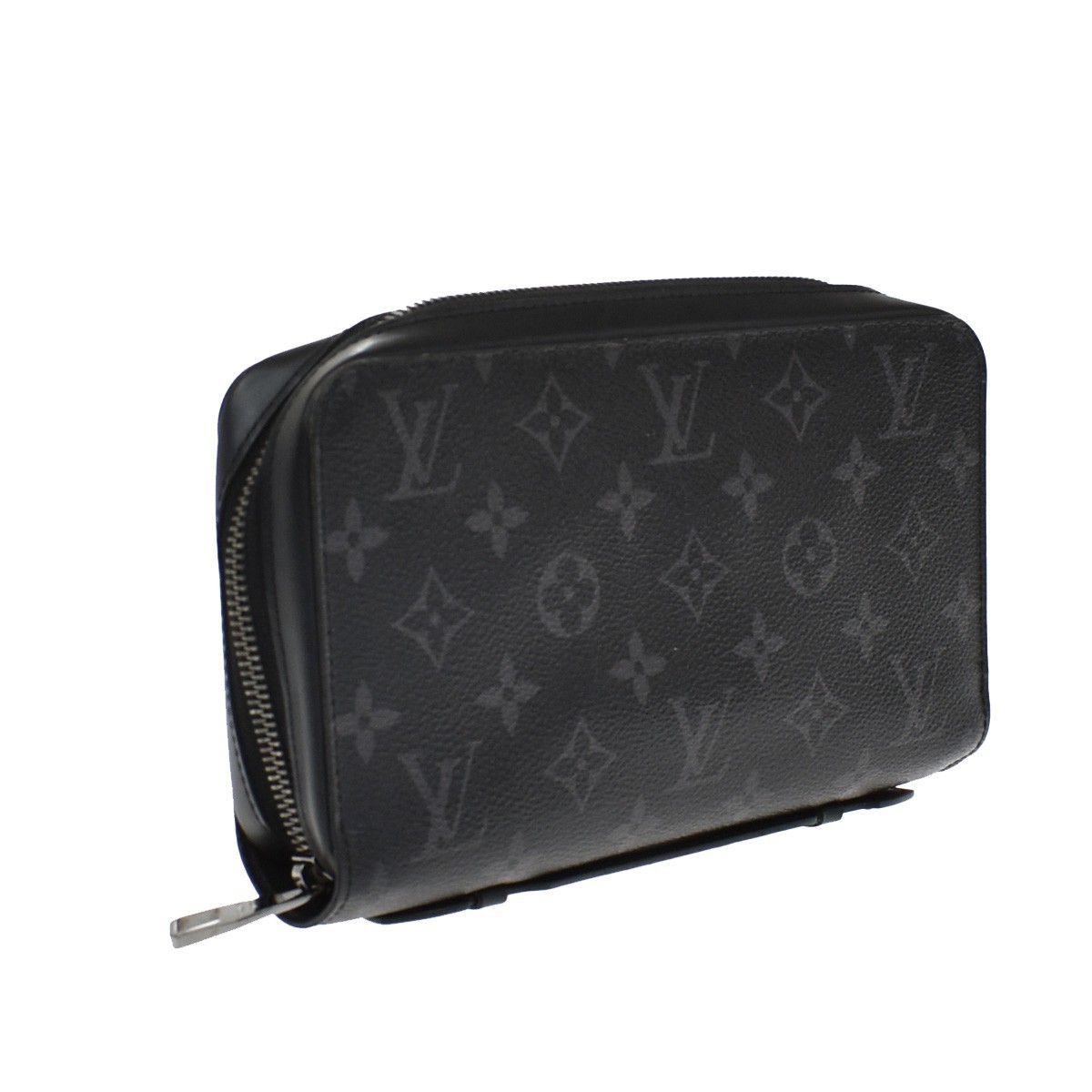 Louis Vuitton Louis Vuitton Zippy XL Monogram Eclipse Leather Zwart