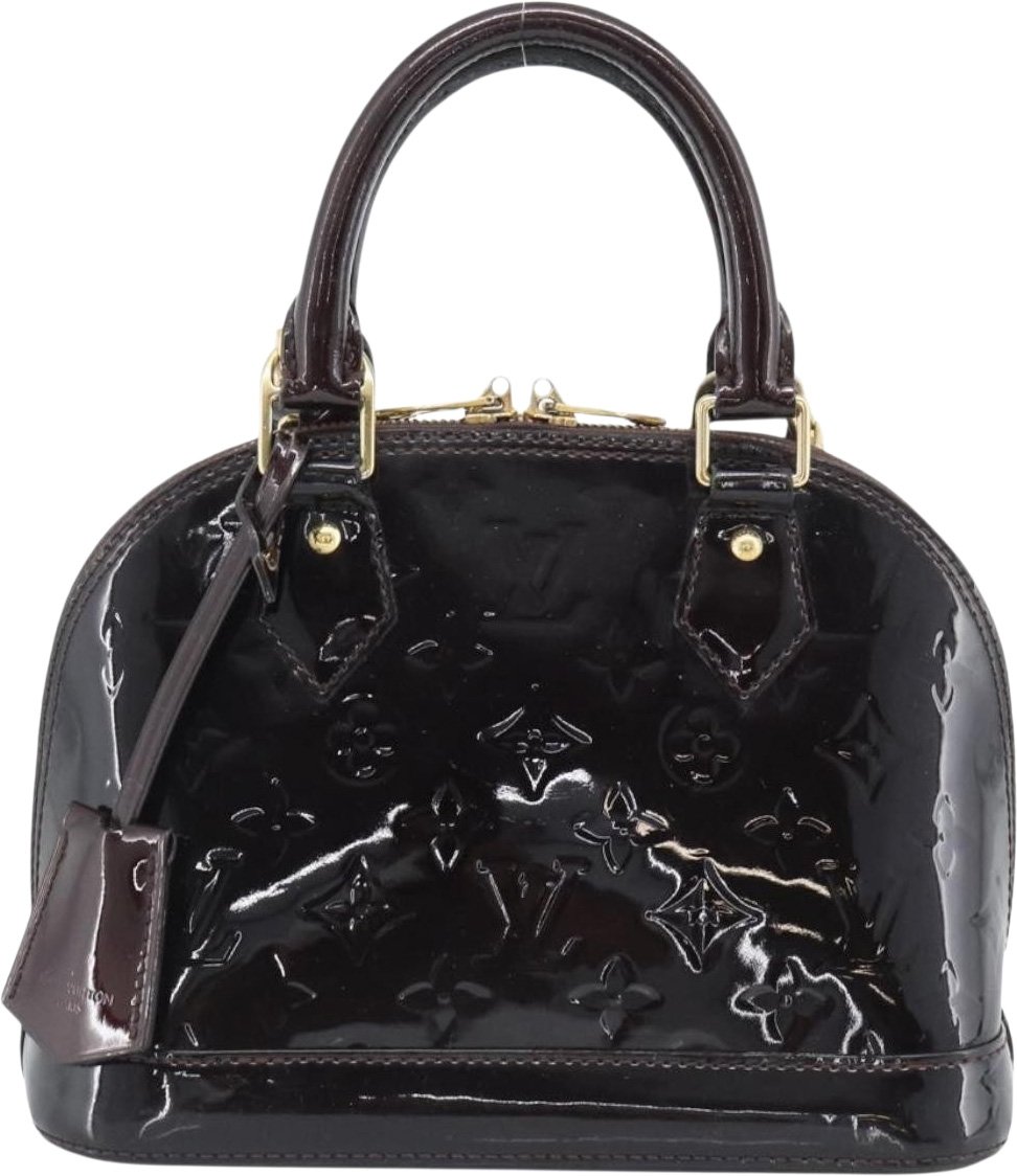 Louis Vuitton Alma Patent Leather BB Bruin