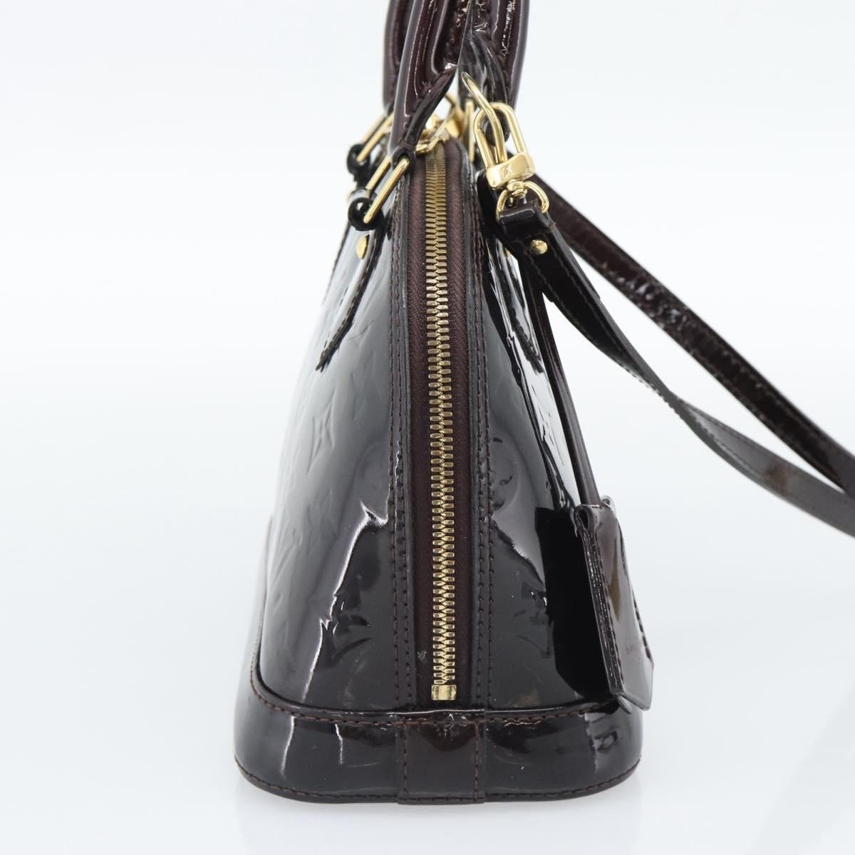 Louis Vuitton Alma Patent Leather BB Bruin