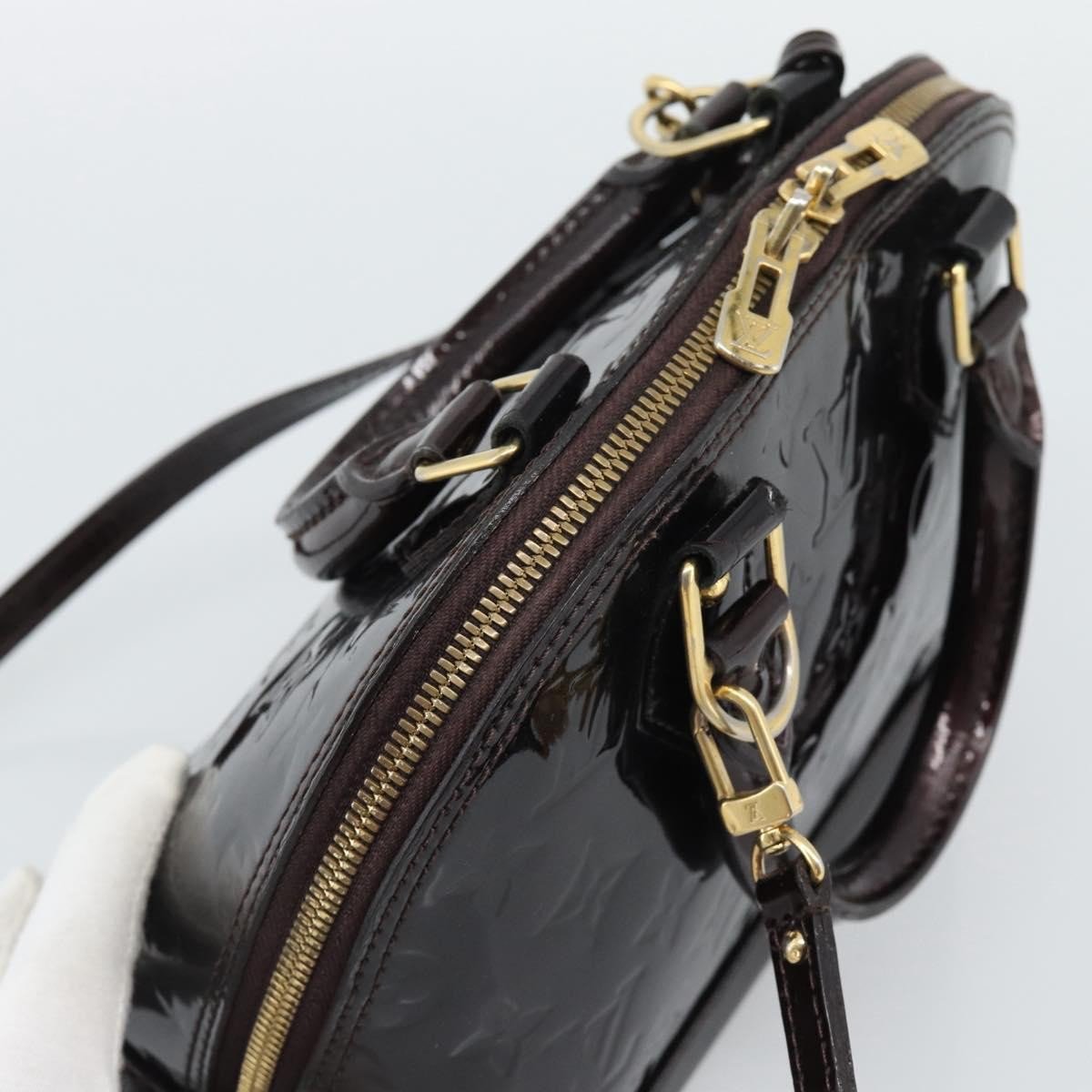 Louis Vuitton Alma Patent Leather BB Bruin