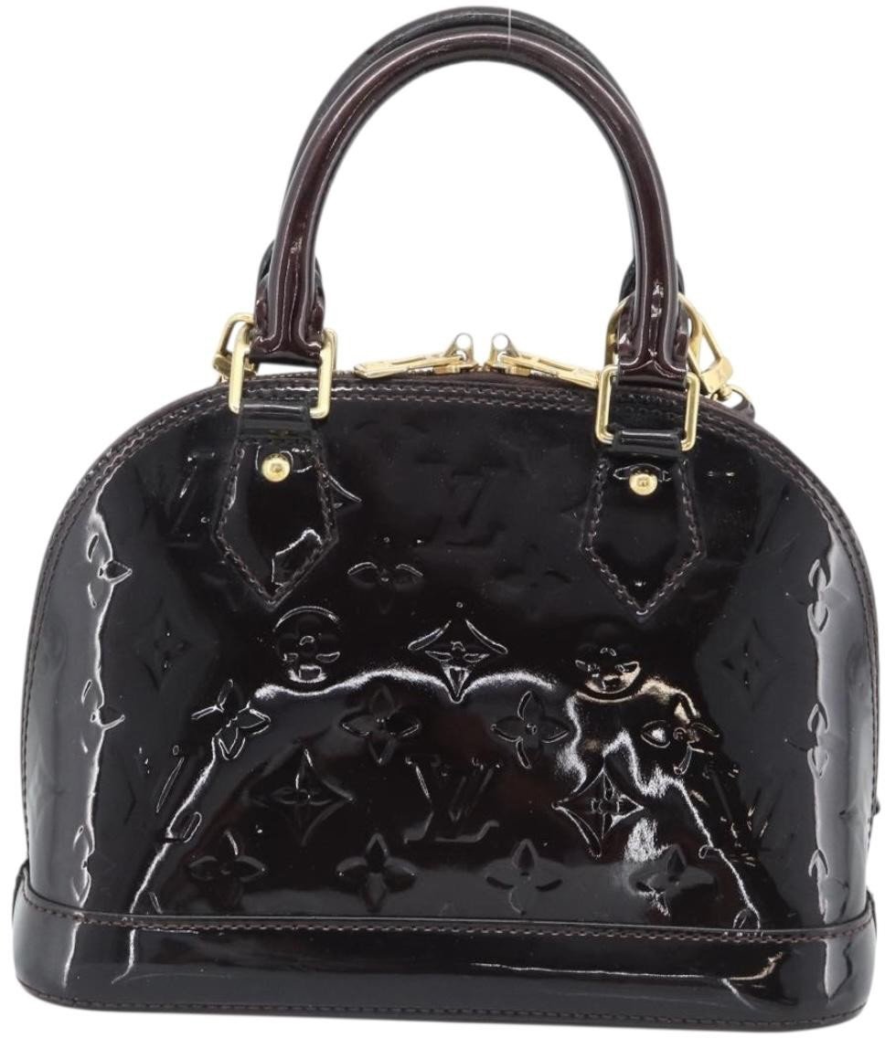 Louis Vuitton Alma Patent Leather BB Bruin