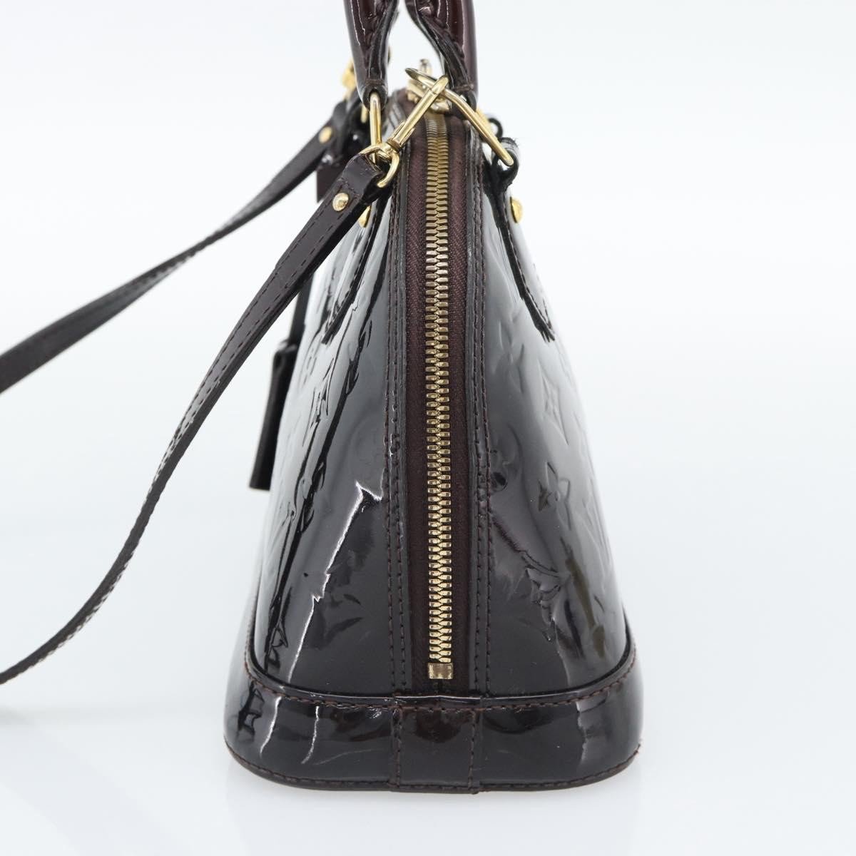 Louis Vuitton Alma Patent Leather BB Bruin