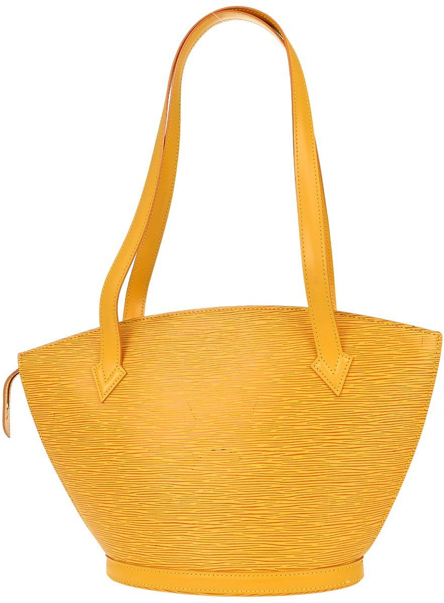 Louis Vuitton Saint Jacques Handbag Epi Leather PM Geel