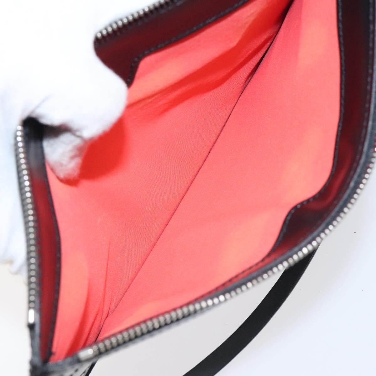 Louis Vuitton Louis Vuitton Delmonico Pochette Stretch Epi Leather Zwart