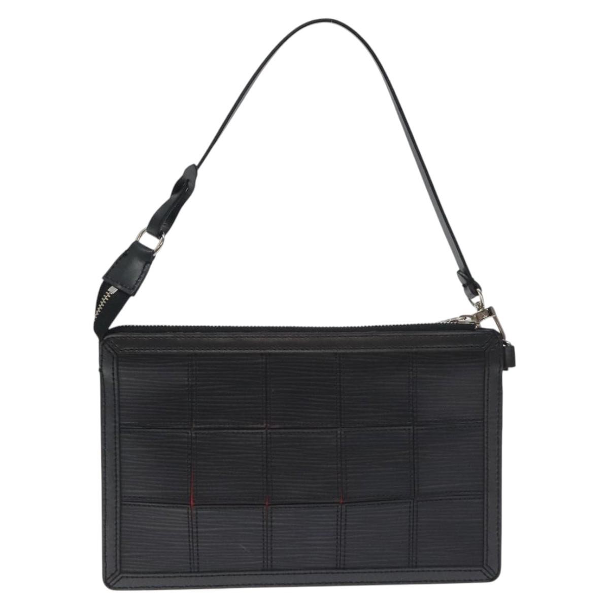 Louis Vuitton Louis Vuitton Delmonico Pochette Stretch Epi Leather Zwart