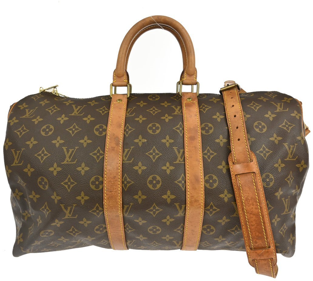 Louis Vuitton Louis Vuitton Keepall Bandouliere Bag Monogram Canvas 45 Bruin