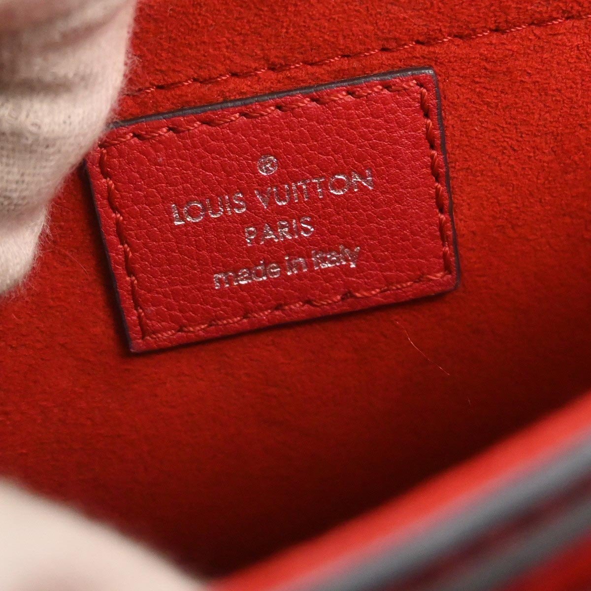 Louis Vuitton Louis Vuitton Very Messenger Monogram Leather Rood