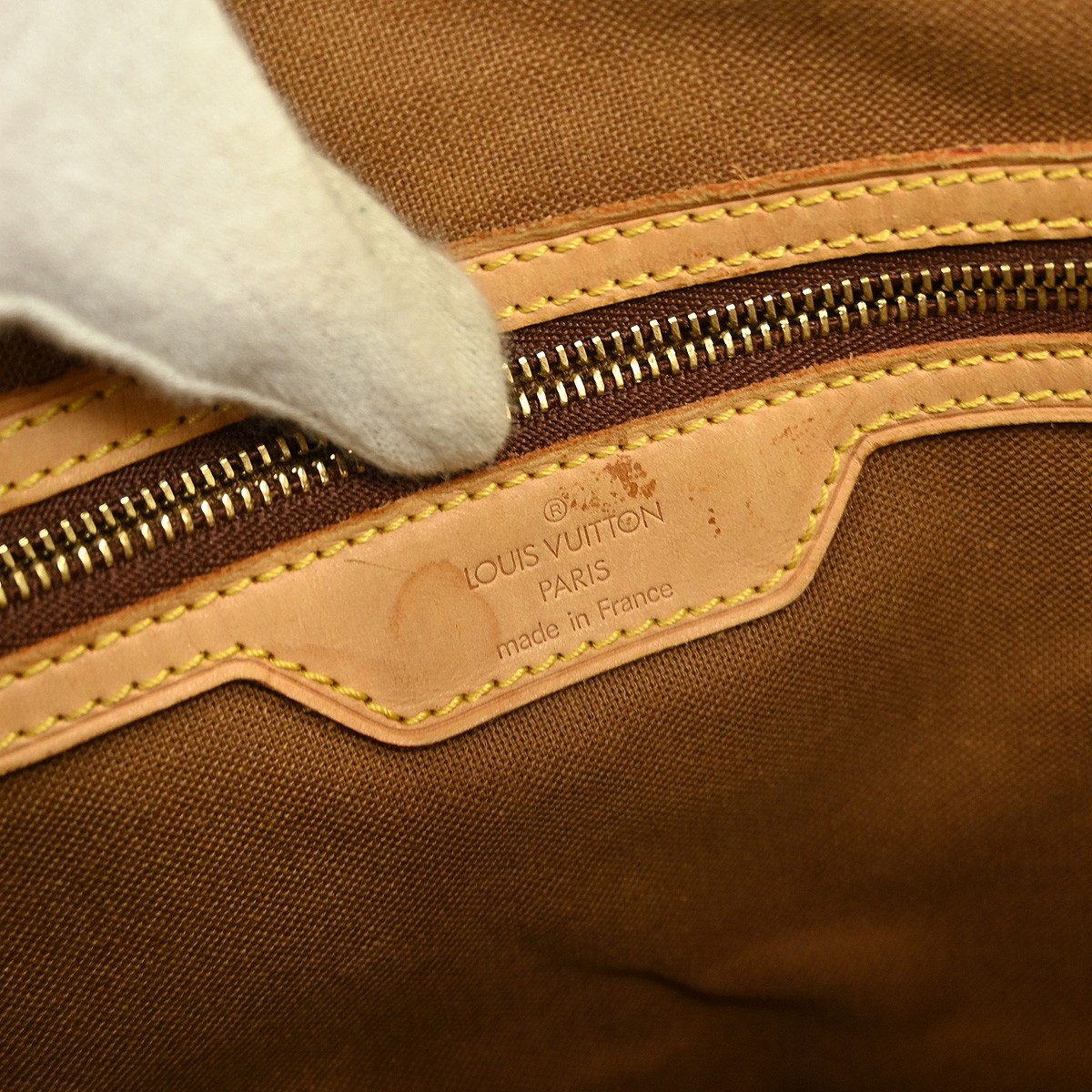 Louis Vuitton Louis Vuitton Cabas Mezzo Monogram Canvas Bruin