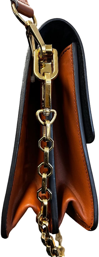 Louis Vuitton Louis Vuitton Dauphine Shoulder Bag Reverse Monogram Canvas MM Bruin