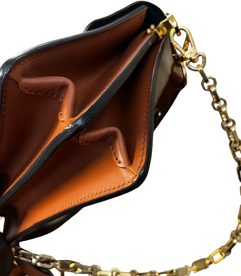 Louis Vuitton Louis Vuitton Dauphine Shoulder Bag Reverse Monogram Canvas MM Bruin