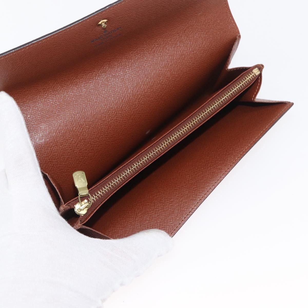 Louis Vuitton Louis Vuitton Vintage Sarah Wallet Monogram Canvas Oranje